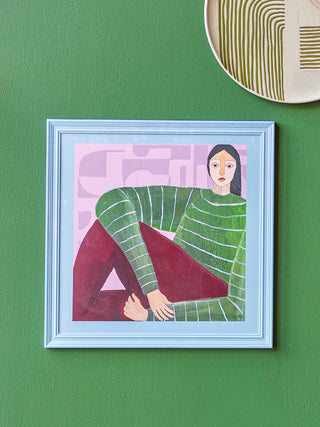 Framed wall decoration Zoy 50x50cm