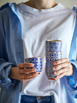 Set di tazze blu Karine - set da 4