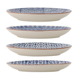 Set di piatti blu Karine Ø25 cm - 4 pezzi