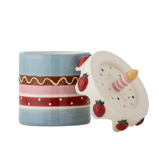 Bewaarpot met deksel Milkya Ø14,5×17,5 cm