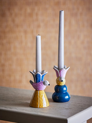 Ljusstake i stengods multi Swift - set om 2