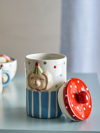 Pot met deksel Party Ø10,5×17,5 cm