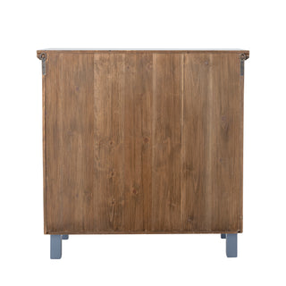 Skåp i blå gran Hazem 80x80cm