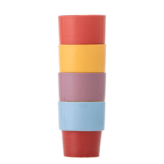 Ensemble de 4 mugs en faïence Multi Ewan