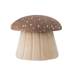 Lue puf polyester brun 37cm