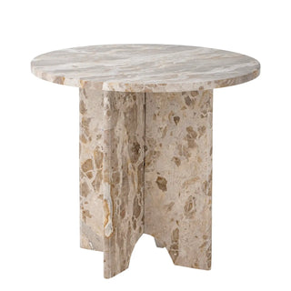 Table d’appoint marbre brun Jasmia