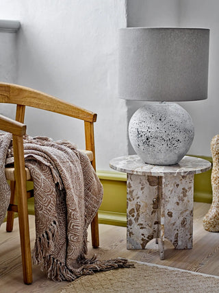 Table d’appoint marbre brun Jasmia