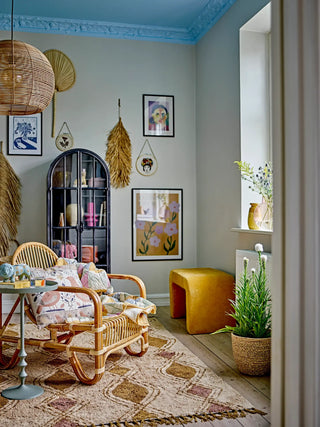 Table d’appoint aluminium vert Anjou 37cm