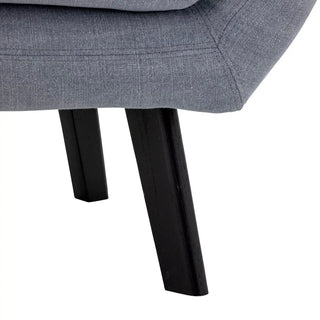 Fauteuil coton bleu Beau