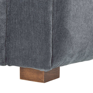 Bank gerecycled polyester blauw Malala 152cm