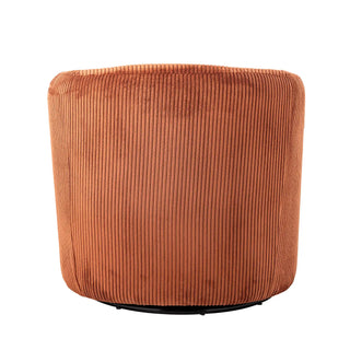 Poltrona lounge in poliestere arancione Pradi