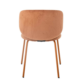 Chaise de salle à manger polyester recyclé orange Ponte