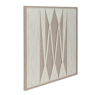 Decoración de pared algodón natural Didder 80x80cm