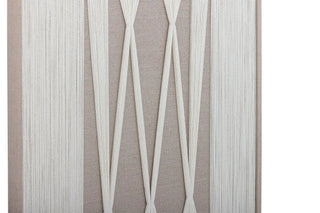 Decoración de pared algodón natural Didder 80x80cm