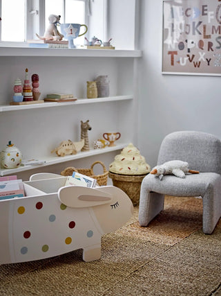 Neel trona infantil gris