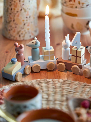 Junaid verjaardagstrein hout 38cm