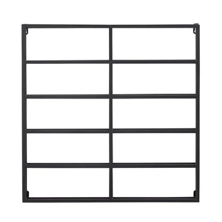 Magne muur wijnrek zwart - Het Adres