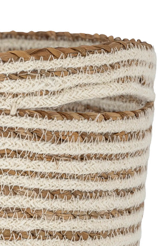 Korb Jute weiß Selena