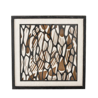 Illustration bois noir Barlin 37x37cm