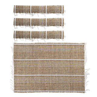 Placemat set zeegras naturel Vidan - 4 stuks