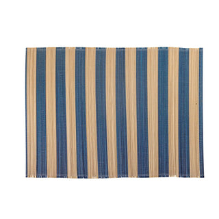Placemat bamboe blauw Marola - set van 4