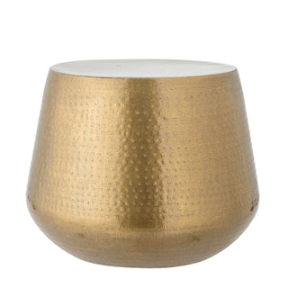 Tavolino da salotto metallo ottone Avola 50cm