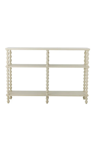 Consolle in legno bianco Salino 120cm