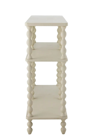 Consolle in legno bianco Salino 120cm