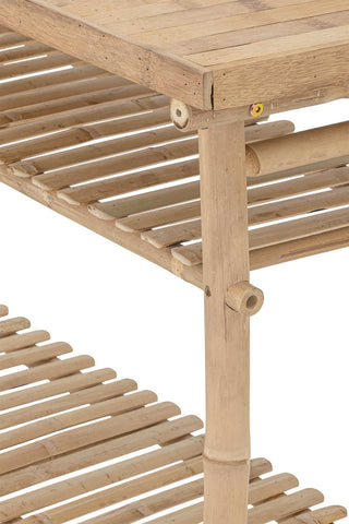 Bijzettafel bamboe nature Sole 100cm