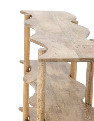 Estantería de madera de mango natural Rivoli 110cm