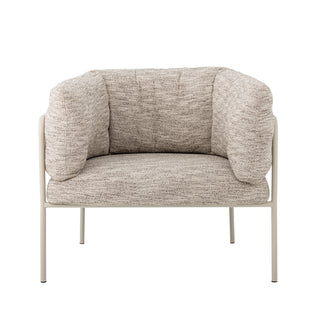 Loungefauteuil beige karel 80cm