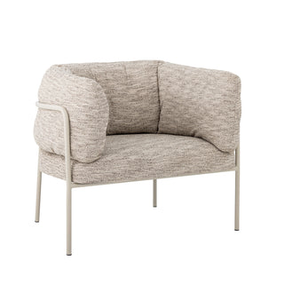 Loungefauteuil beige karel 80cm