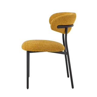 Eetkamerstoel geel Manal