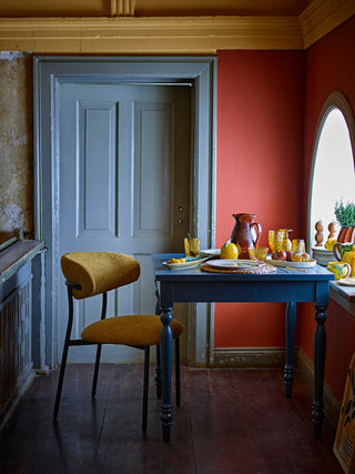 Eetkamerstoel geel Manal