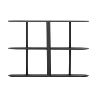 Wandregal MDF schwarz Vicente