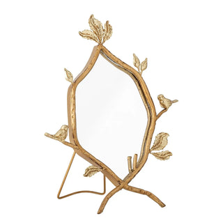 Espejo de mesa metal dorado Avila