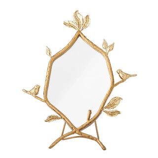 Espejo de mesa metal dorado Avila