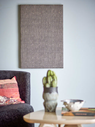 Rivalta black notice board 48x71cm