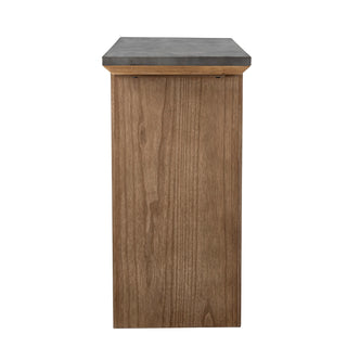 Console table spruce wood brown Riva 110cm