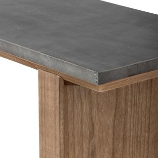 Console table spruce wood brown Riva 110cm