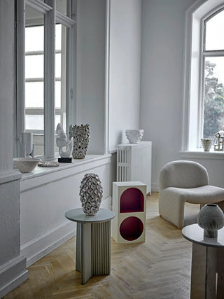 Tavolino legno bianco Edith 40cm