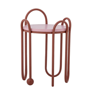 Mesa auxiliar metal roja Whimsica