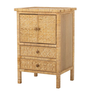 Chest of drawers rattan natural Lorris 67cm