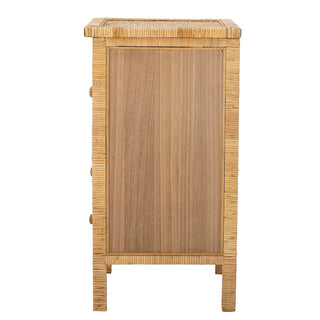 Chest of drawers rattan natural Lorris 67cm