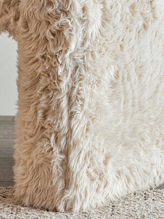 Bankje beige Bobbie 70cm