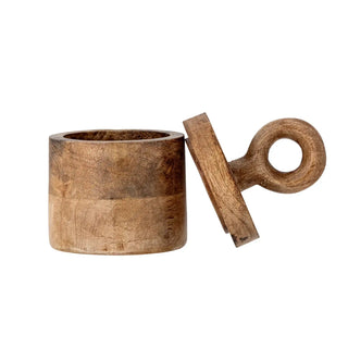 Bewaarpot mangohout Nonnie 15cm