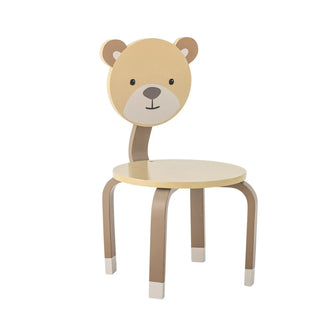 Silla infantil de madera marrón Marle