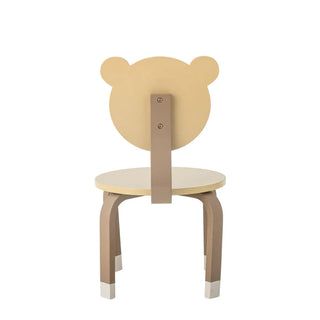 Silla infantil de madera marrón Marle