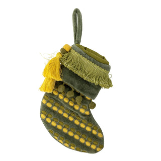 Adorno navideño algodón verde Jeanne