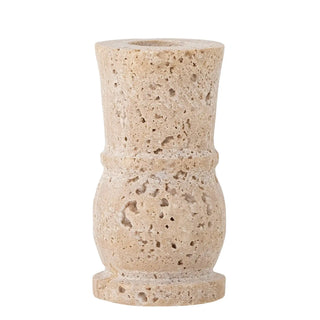 Candlestick travertine natural Ilise 10cm